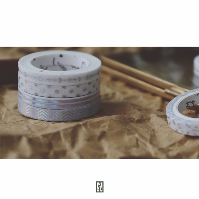 Băng keo trang trí - Foil washi tapes (1)