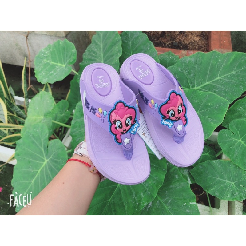 💦Mưa nắng☀️Dép bé gái hình Pony mã mới nhất
