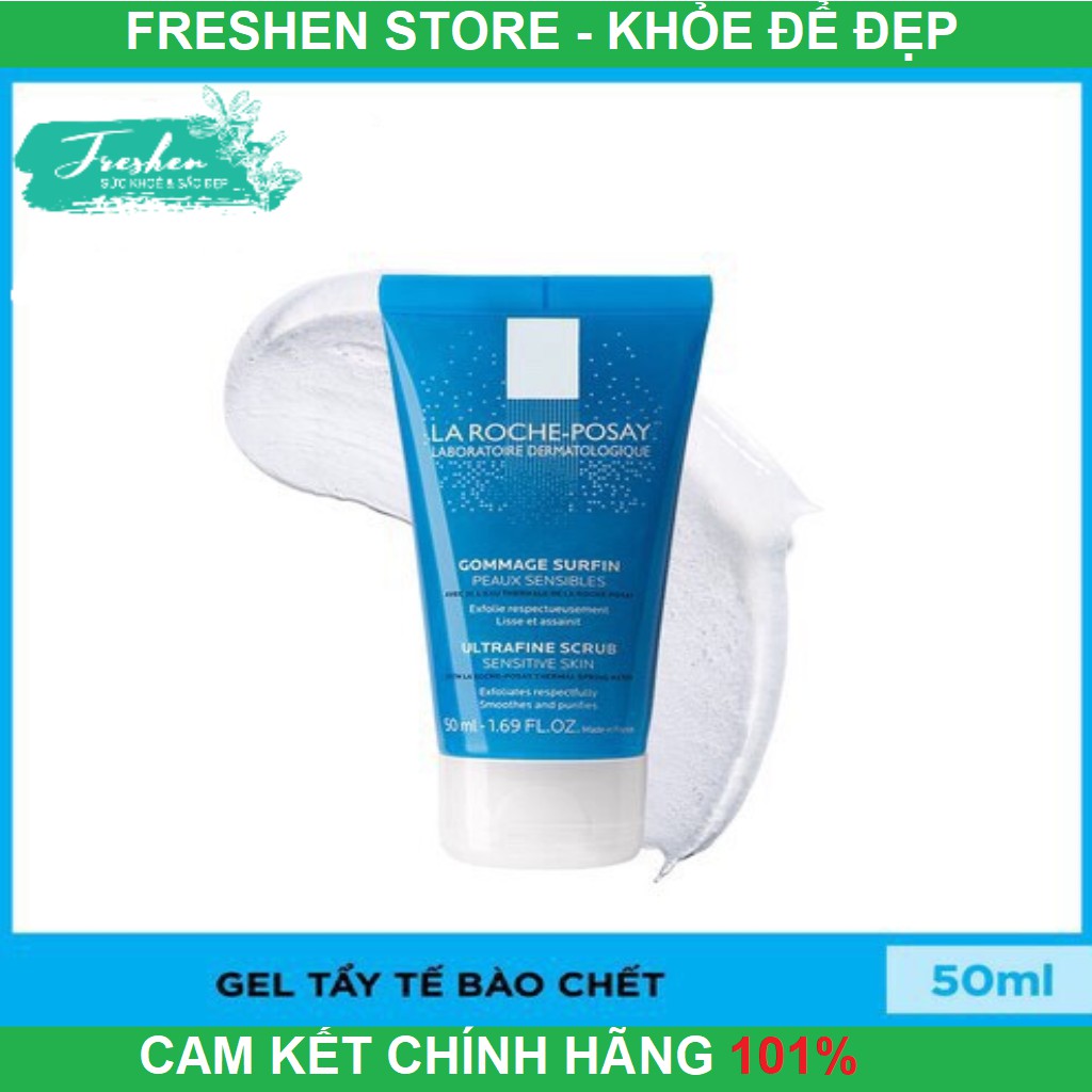 ✅ (CHÍNH HÃNG) Gel làm sạch tế bào chết dành cho da nhạy cảm La Roche-Posay Ultra Fine Scrub Sensitive Skin 50ml