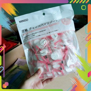 10 viên mask nén Miniso Nhật Bản