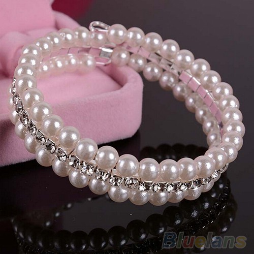 2 Hàng Ngọc Trai Giả Màu Trắng