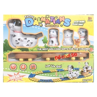 đường rây chó kéo con
