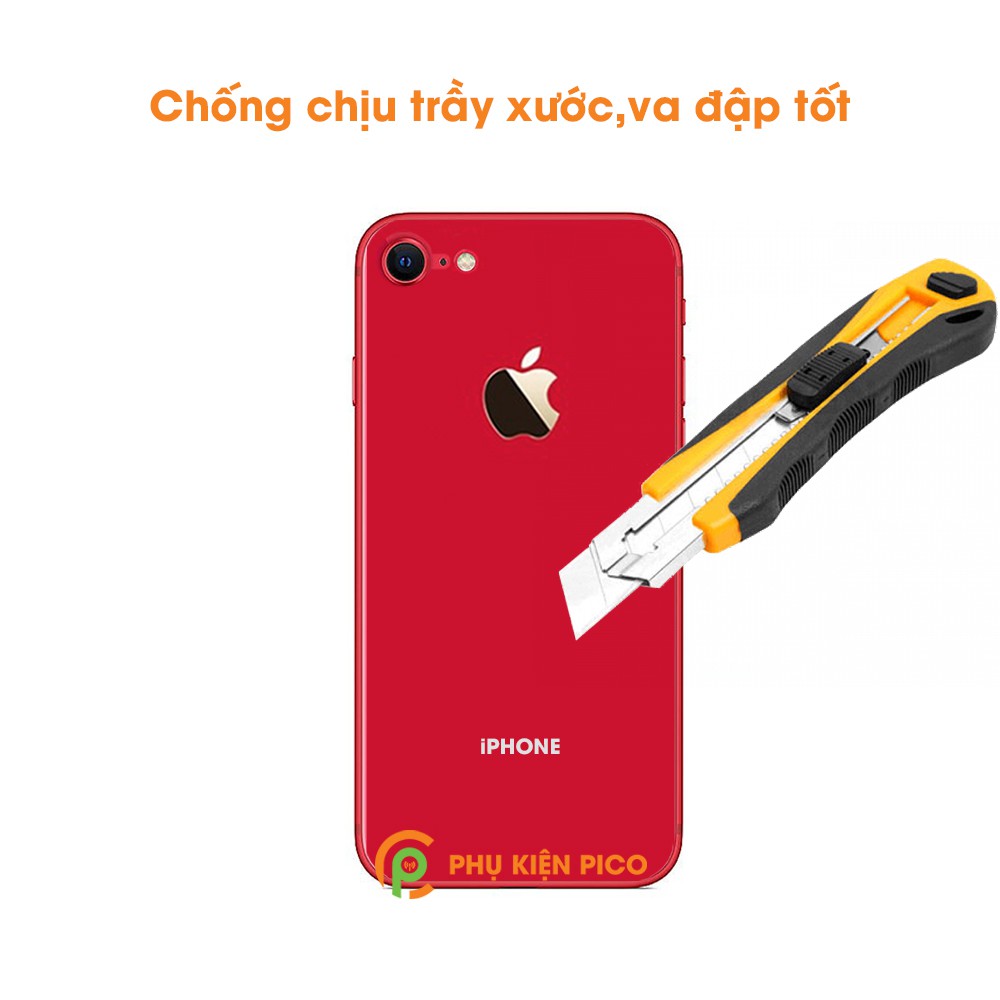 Kính cường lực mặt lưng Iphone 7/8 nhiều màu độ cứng 10H dán full mặt lưng