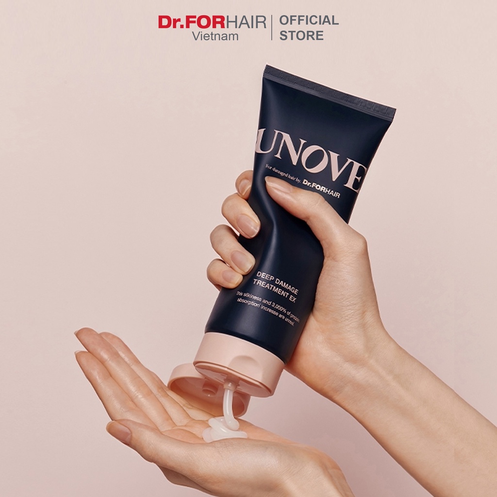 Kem ủ tóc phục hồi và chăm sóc tóc suôn mượt DR.FORHAIR UNOVE Deep Damage Treatment EX