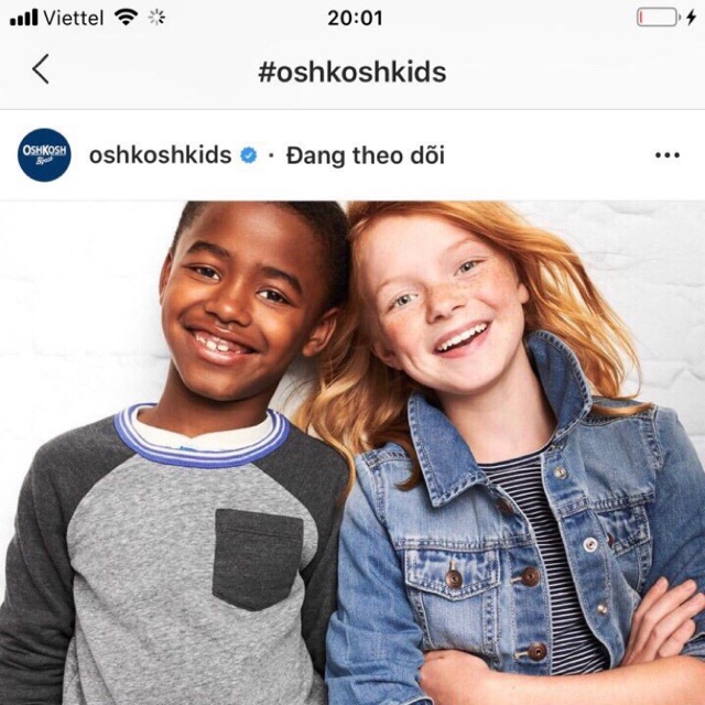 Áo thun tay dài bé trai- Oshkosh 🍁🍁🍁