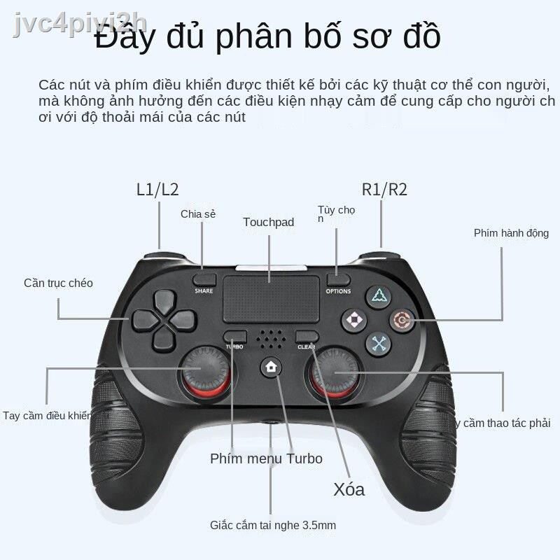 [bán chạy]Bộ điều khiển PS4 New Pro Elite Limited Slim Phụ kiện Máy tính PC Điện thoại di động rung trò chơi Bluetooth k