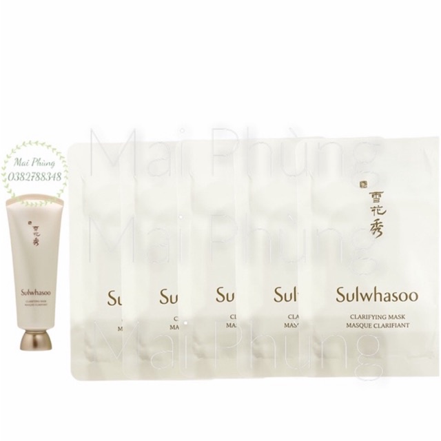 Gói nạ lột sáng da Sulwhasoo Clarifying Mask Ex