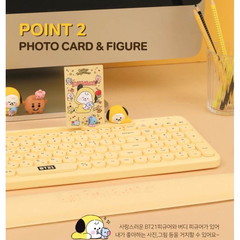 Bàn PhíM Bluetooth BT21 2.4Ghz Không Dây ChấT LượNg Cao