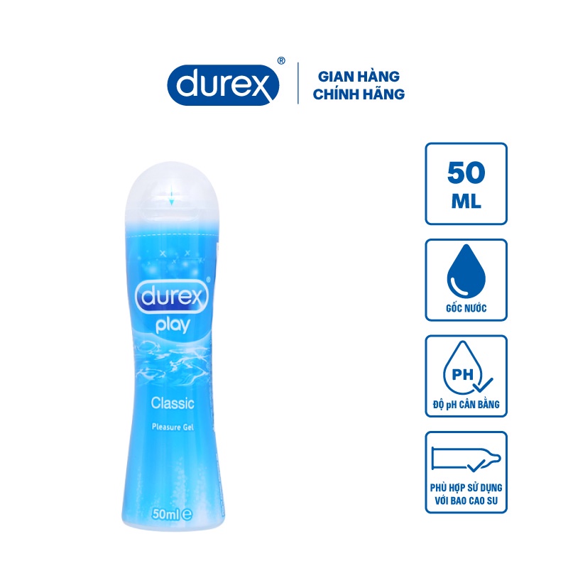 Gel bôi trơn DUREX PLAY CLASSIC 50ML (NEW BOTTLE)