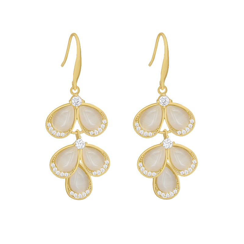 Bông Tai Dáng Dài Xinh Xắn Theo Phong Cách Hàn Quốc