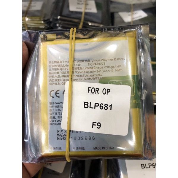 BLP681 - PIN ZIN HÃNG - F9