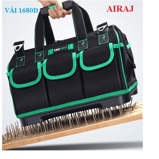 Túi đựng đồ nghề đế nhựa chống nước cao cấp chính hãng AIRAJ chuyên túi đồ nghề để dụng cụ sửa chữa  trẻ trung