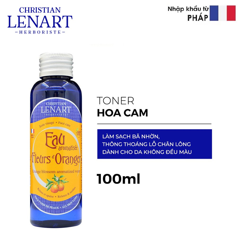 TONER HOA CAM ORANGER CHRISTIAN LENART 100ML