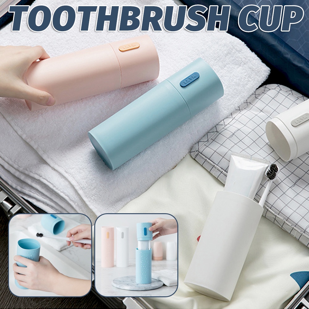 Hộp Đựng Bàn Chải Đánh Răng Kèm Nắp Nhựa Chống Bụi Tiện Dụng Khi Đi Du Lịch
