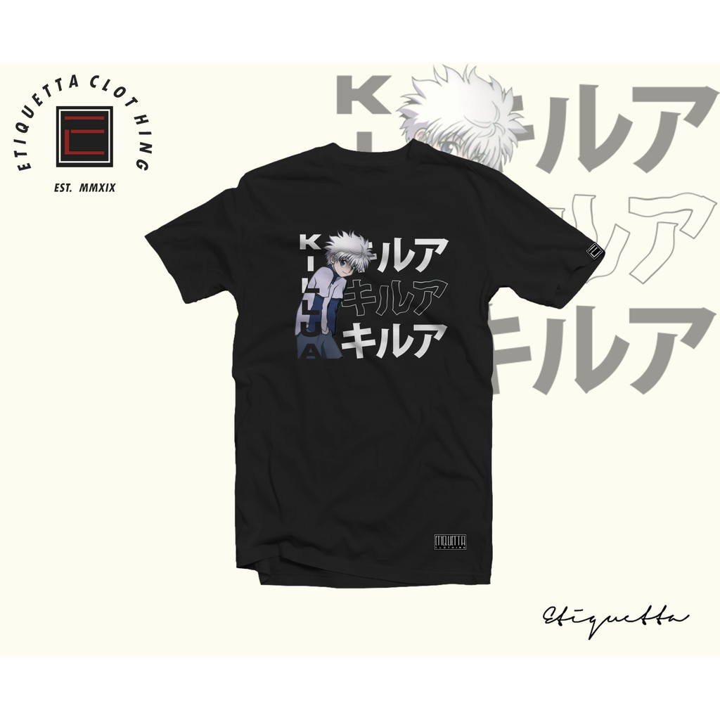 SALE- Áo thun Anime Shirt - ETQT - Hunter X Hunter - Killua Zoldyck - Full size - áo cực chất