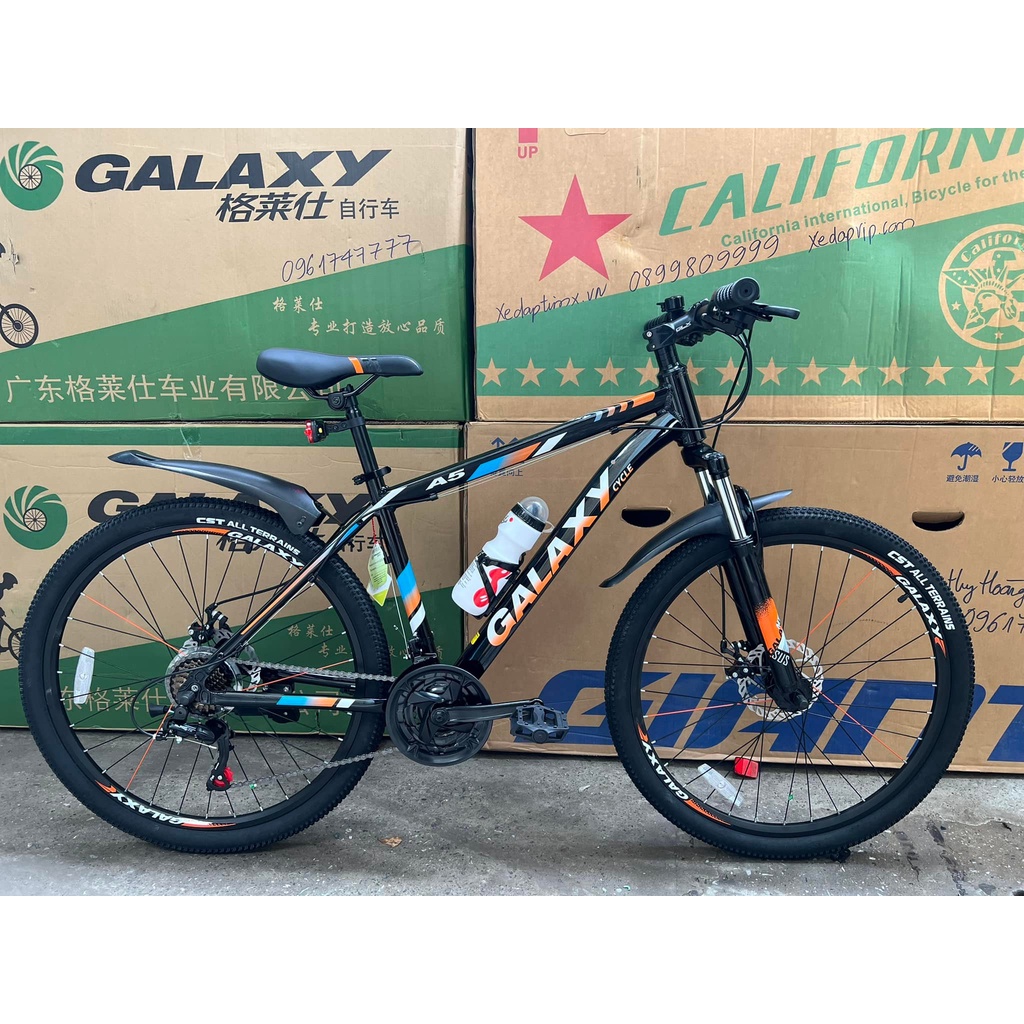 Xe Đạp Thể Thao Galaxy A5 Size 26 Inches - Khung Nhôm, Groupset Shimano EF41 Phiên Bản Mới Nhất 2022
