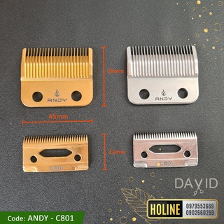 Lưỡi tông đơ cắt tóc andy c801 bao bén, bao đẹp