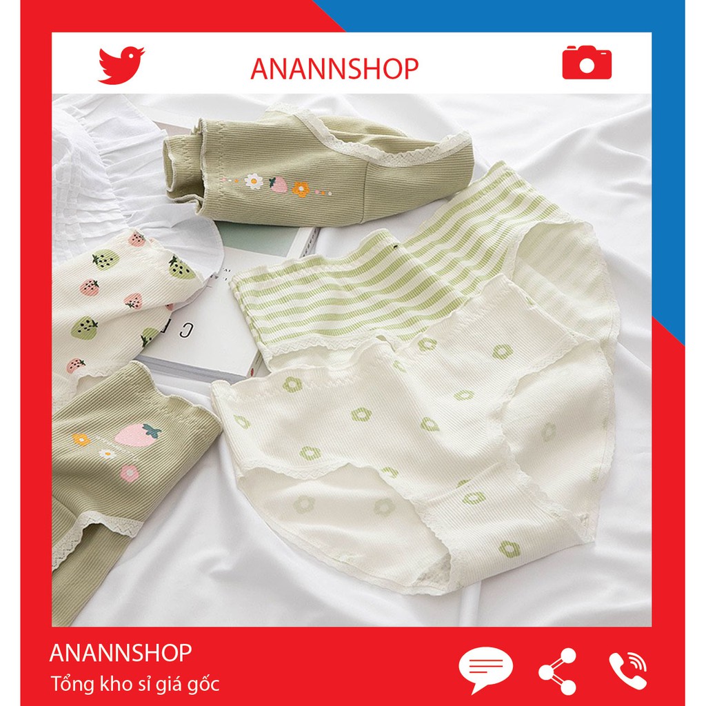 Quần Lót Cotton Kháng Khuẩn Hình Dâu Dễ Thương 1011 | BigBuy360 - bigbuy360.vn