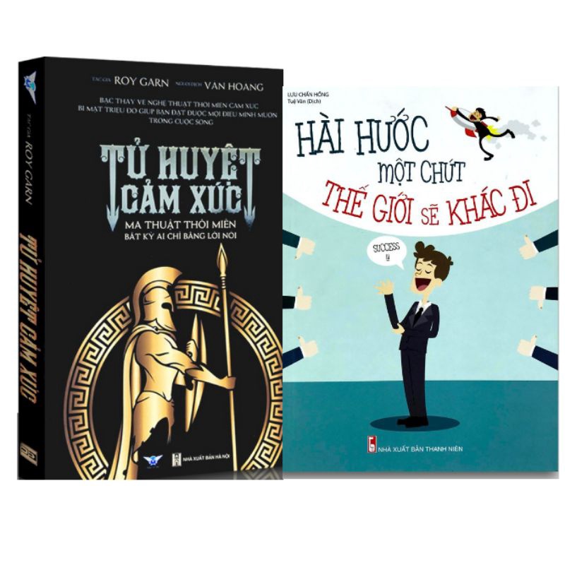Sách - ComBo Tử Huyệt Cảm Xúc - Hài Hước Một Chút Thế Giới Sẽ Khác Đi ( 2 Cuốn )