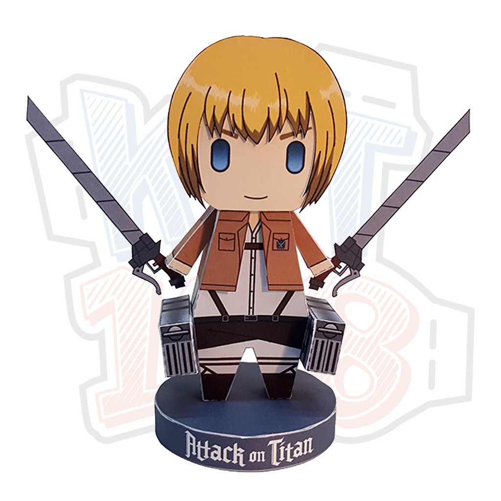 Mô hình giấy Anime Game Chibi Armin Arlert - Attack on Titan