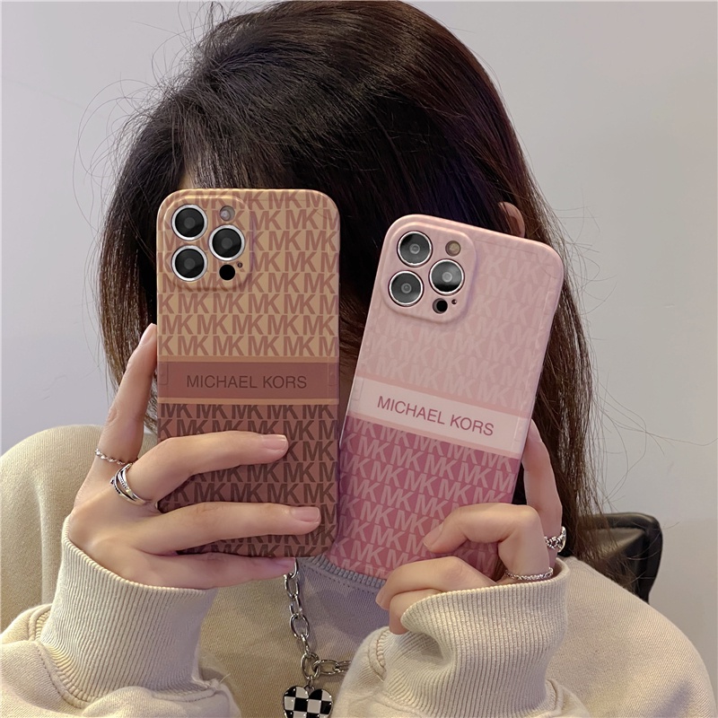 Ốp Điện Thoại Silicone IMD Mềm In Logo MICHAEL KORS Cho iPhone 11Promax 12Promax 13Promax X XS MAX XR 7Plus 8Plus