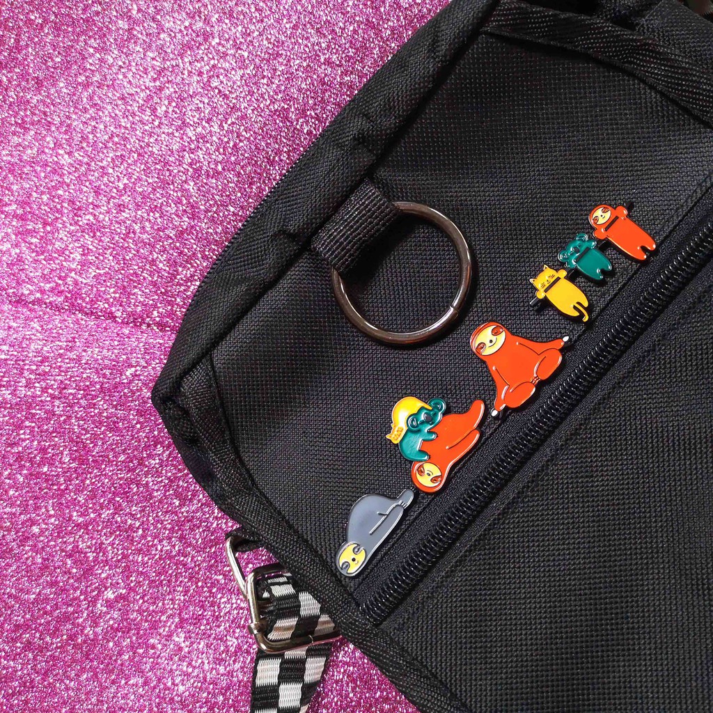 Ghim cài áo QIHE JEWELRY họa tiết chú gấu Koala vui nhộn dễ thương