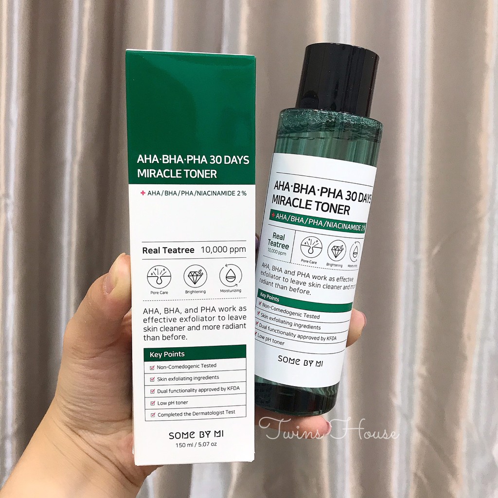 Nước Hoa Hồng Ngừa Mụn Some By Mi AHA-BHA-PHA 30 Days Miracle Toner 150ml