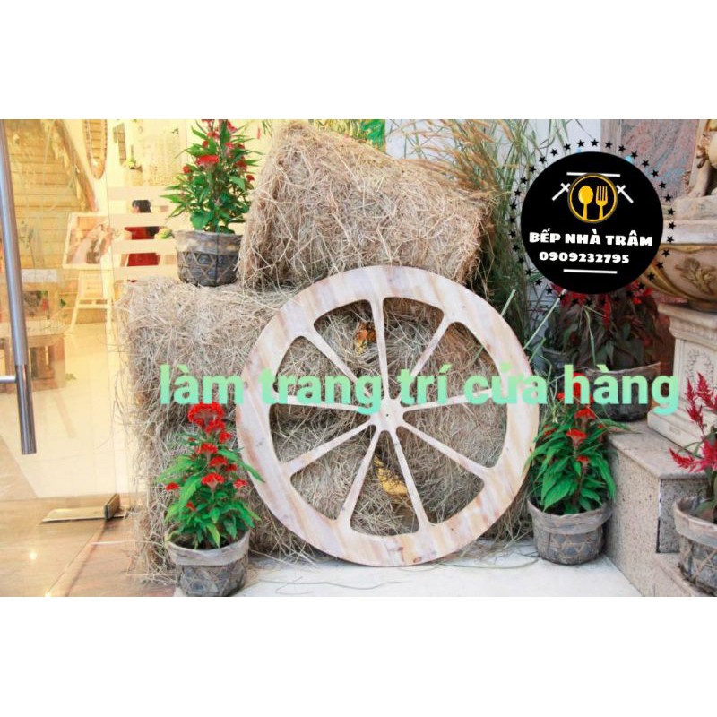 Hỏa tốc HCM Rơm rạ khô làm trang trí, làm đồ handmade, trồng nấm, lốt ổ thú cưng