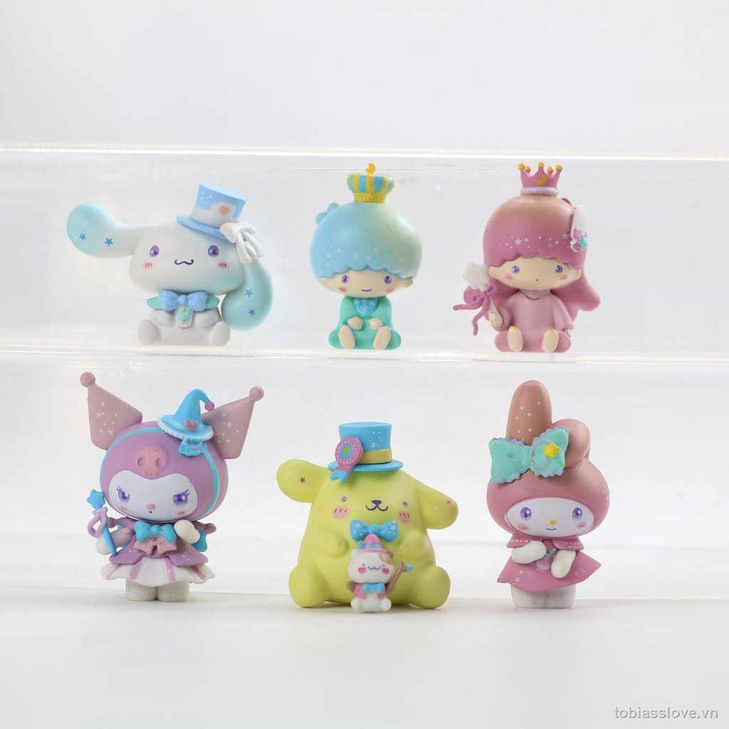 Sanrio Đồ Chơi Búp Bê Melody Cầm Tay Để Bàn Trang Trí Tiệc Trà / Quà Tặng Cho Bé Gái