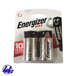Pin trung C Energizer 1,5V Max E93 BP2-LR14 Max Power - Vỉ 2 viên