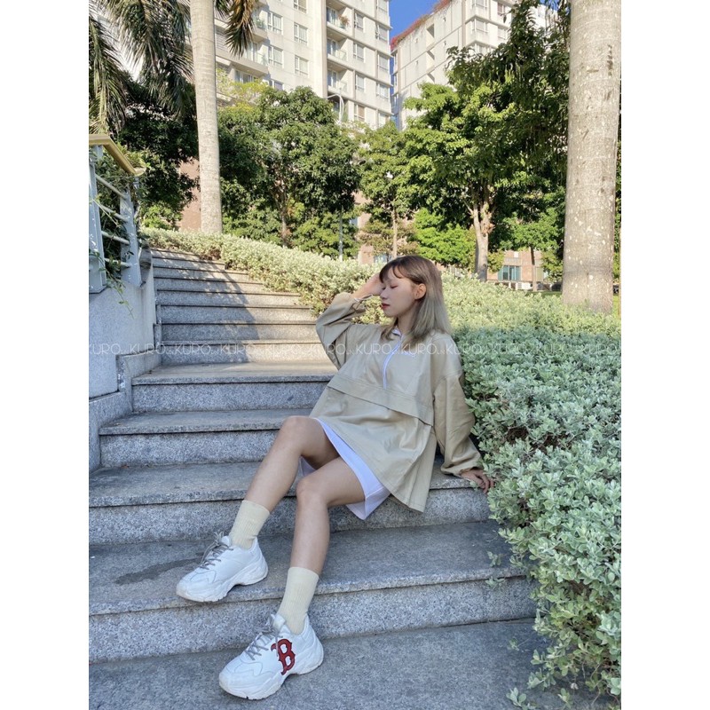Áo khoác kaki kéo khoá (3 màu)