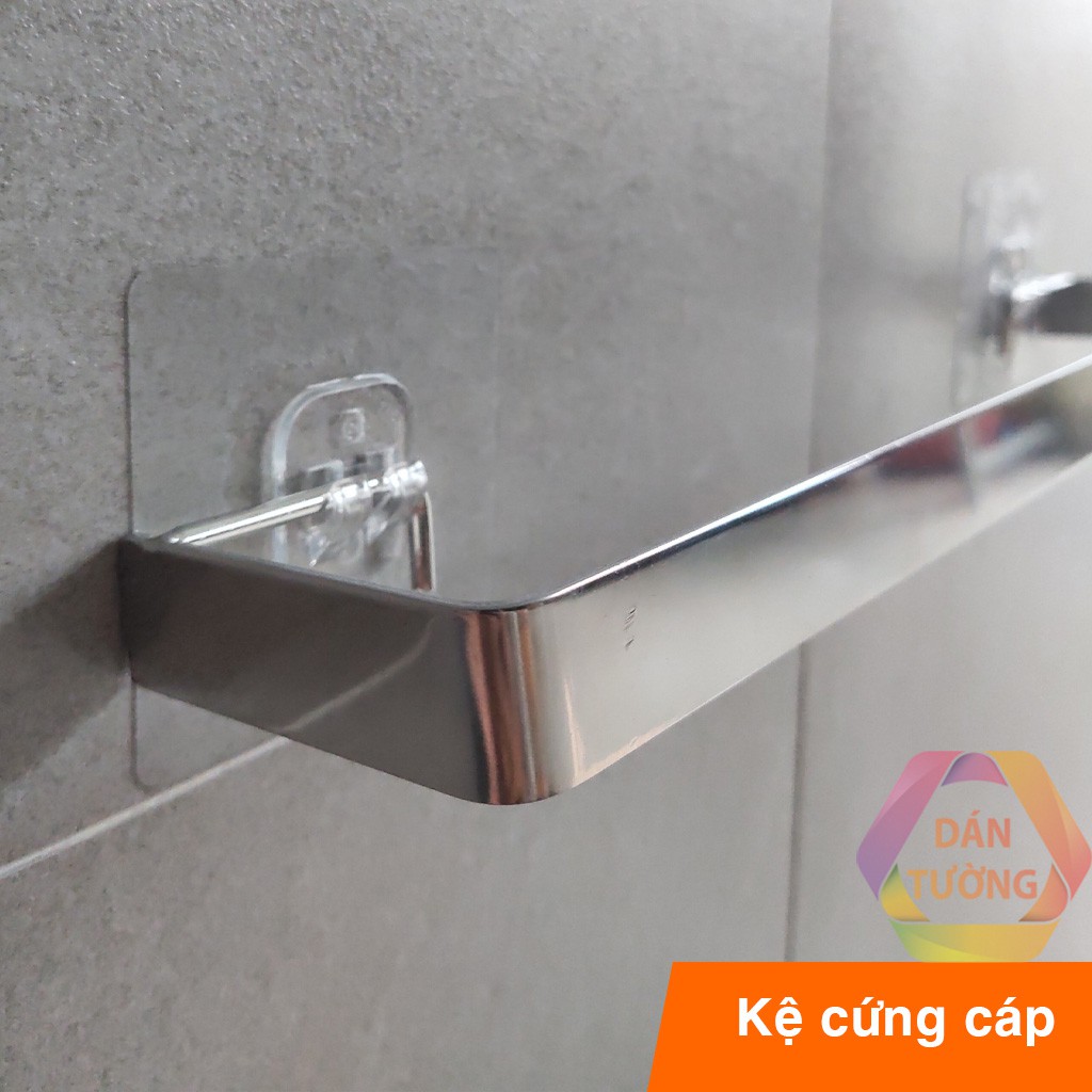 Giá treo khăn nhà tắm dán tường inox 304 MDT, giá móc treo đồ nhà tắm treo khăn mặt không cần khoan tường tki.mdi