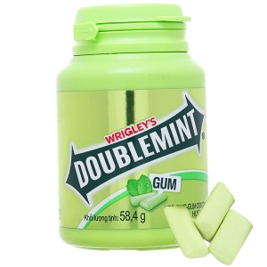 Kẹo Sing-gum Doublemint Hương Bạc Hà (Lọ 58.4g)