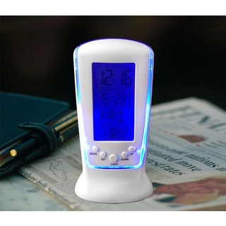 Đồng hồ để bàn kiêm đồng hồ thời tiết Square 510 có đèn