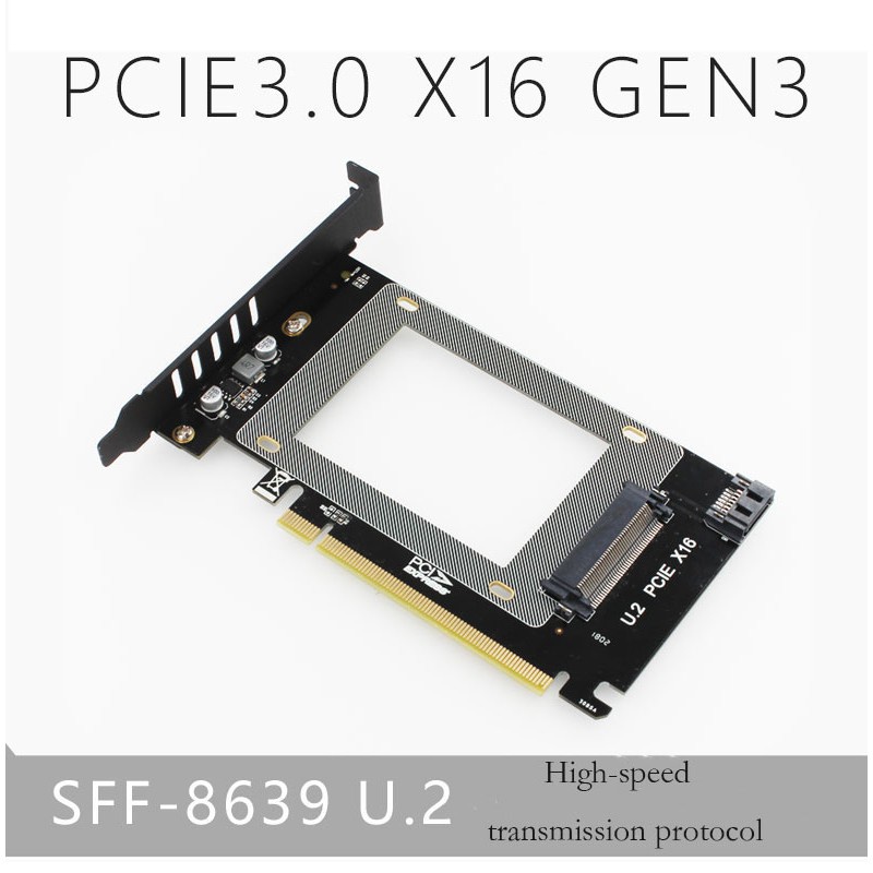 Card Chuyển Đổi Jeyi U2X16 Pci-Express 3.0 4x X16 Sang U.2 Sff-8639 Nvme Pcie Ssd Pci-E Sang U2 Card M.2 Ngff 2.5 'Ssd To Pci-E X16 | BigBuy360 - bigbuy360.vn