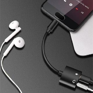 Cáp Chuyển Đổi 2 Trong 1 Type-C Lightning Sang 3.5mm 524