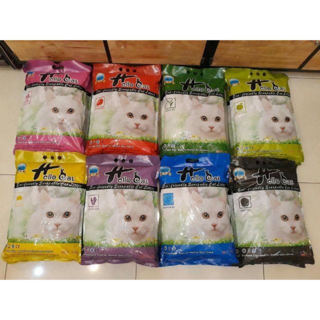 Cát vệ sinh cho mèo Hello Cat túi 10 Lít