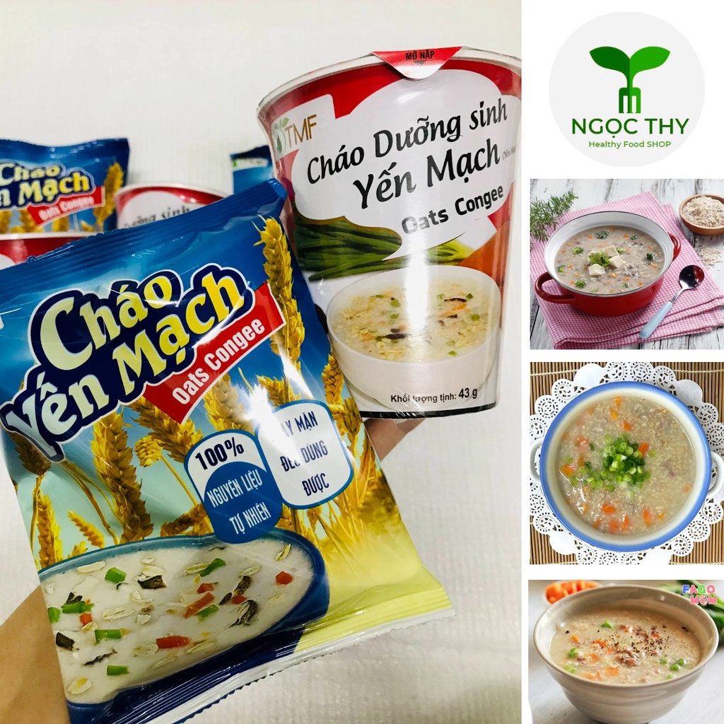 Cháo gạo lứt yến mạch ăn liền Tâm Minh Foods