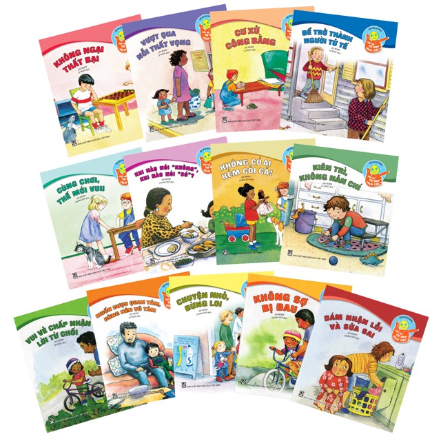 Sách - Combo 13 cuốn Bộ sách Kỹ năng giúp trẻ tư duy tích cực