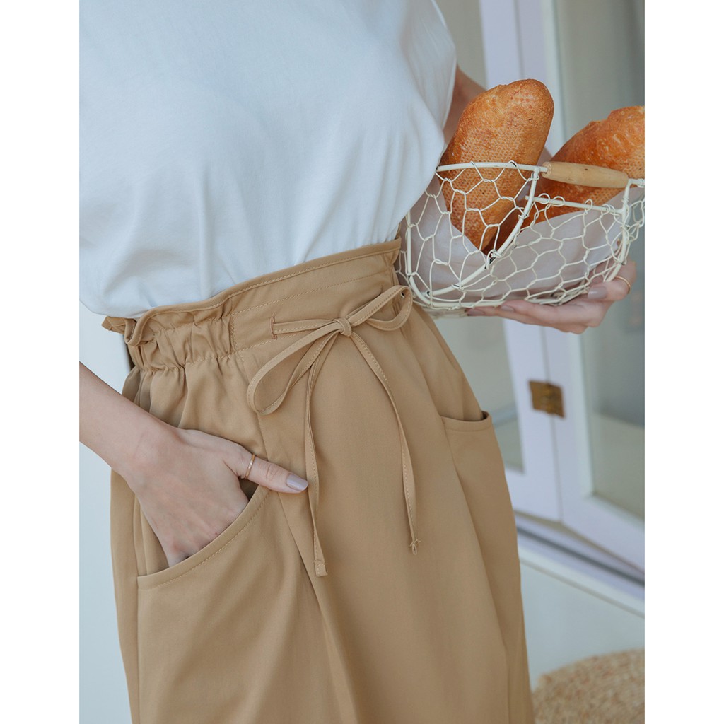 Chân váy eo rút dây xẻ bên hông nữ Air Space 2121822002 | BigBuy360 - bigbuy360.vn