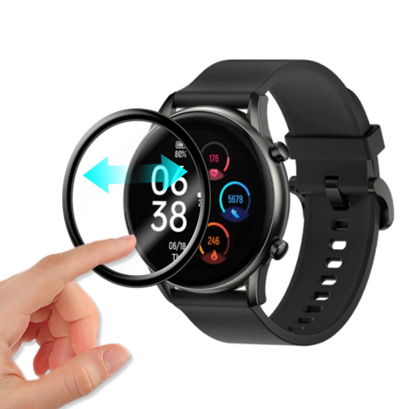 Kính Cường Lực 3D Bảo Vệ Màn Hình Cho Đồng Hồ Thông Minh Haylou RT2 / LS10 GS / LS09A