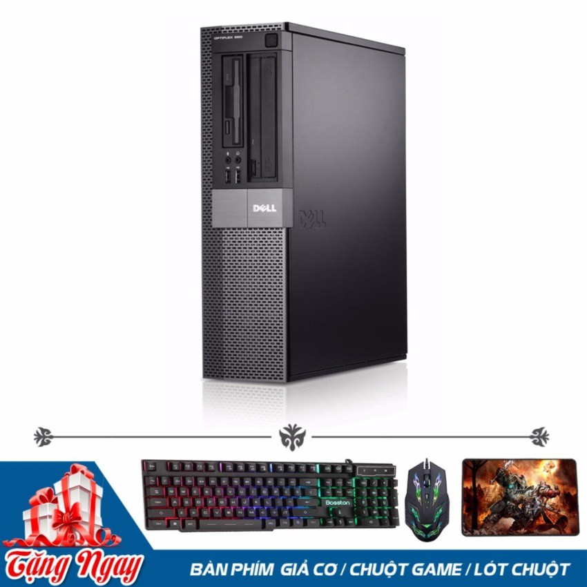 Máy tính để bàn Dell Optiplex 960 DT (Core 2 Quad Q8300, Ram 4GB, SSD 120GB) + Quà Tặng - Hàng Nhập Khẩu | BigBuy360 - bigbuy360.vn