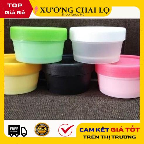 Hủ Đựng Kem ❤ GIÁ RẺ NHẤT ❤ Hũ Ly Thái 50g, 100g, 200g đựng kem, chiết mỹ phẩm , phụ kiện du lịch