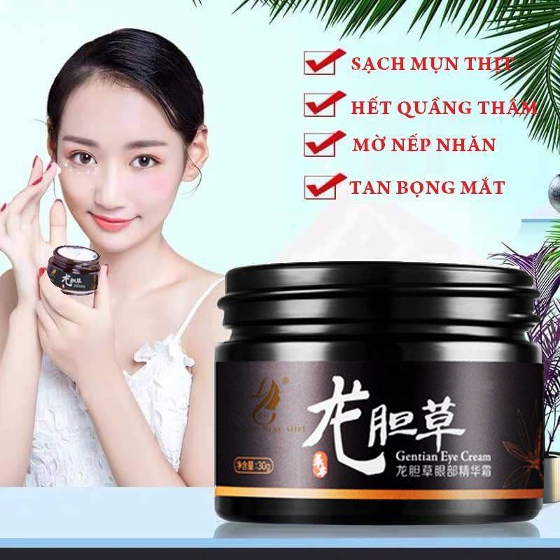 Kem Mụn Thịt Và Quầng Thâm Mắt Gentian Eye Cream