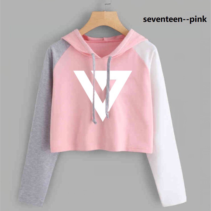 Mới Áo Hoodie In Hình Nhóm Nhạc Wanna One Monsta X Seventeen Twice