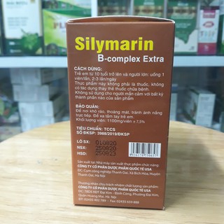 Viên uống bổ gan SILYMARIN B-COMPLEX EXTRA