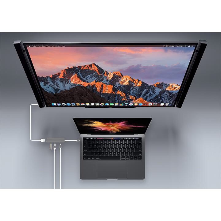 ⚡️5 IN 1⚡️BỘ CHUYỂN ĐỔI HyperDrive TYPE-C/HDMI 4K for MacBook/PC&Devices - GN22B📞Misaki Shop