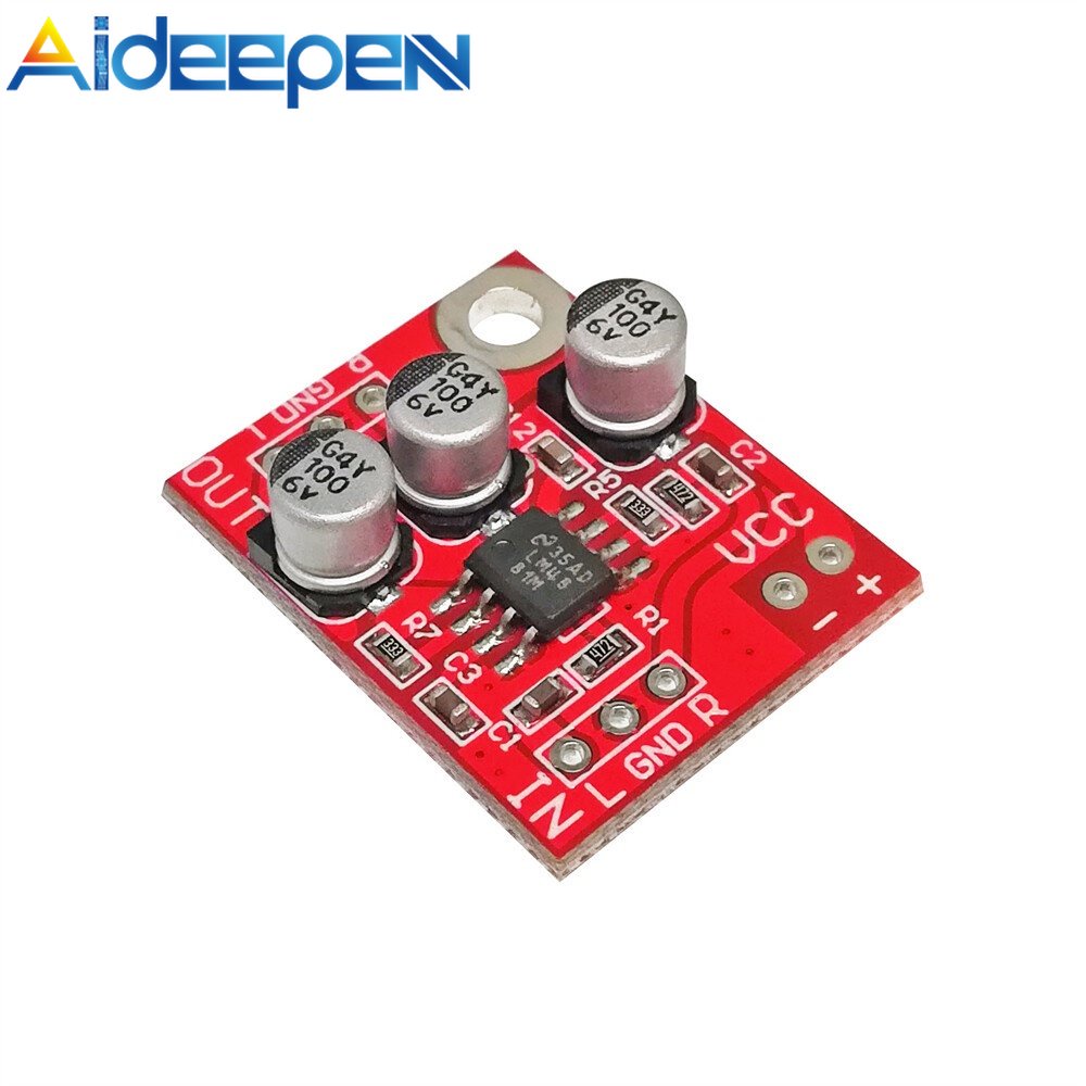 AIDEEPEN Bảng mạch khuếch đại âm thanh tai nghe LM4881 DC 2.7-5.5V cao cấp