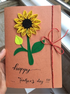 Thiệp giấy handmade 20/11 T10