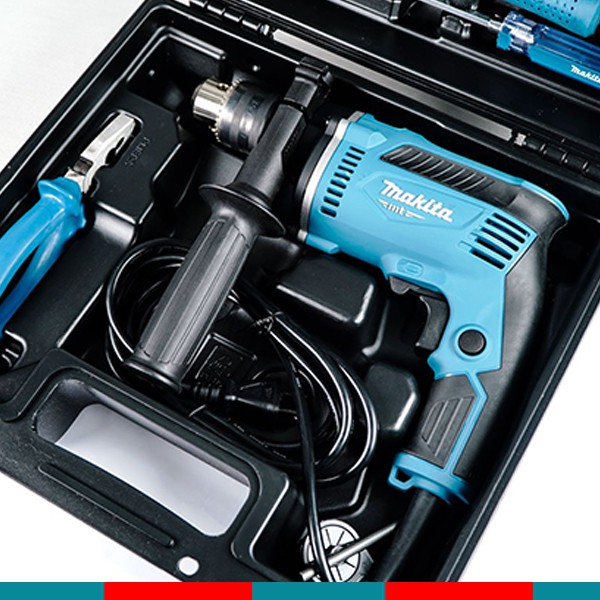 Bộ máy khoan búa Makita M8103KX2B 26 phụ kiện (13mm) | Makita chính hãng